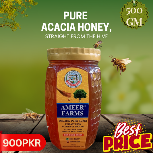 Acacia Small bee Honey 500GM